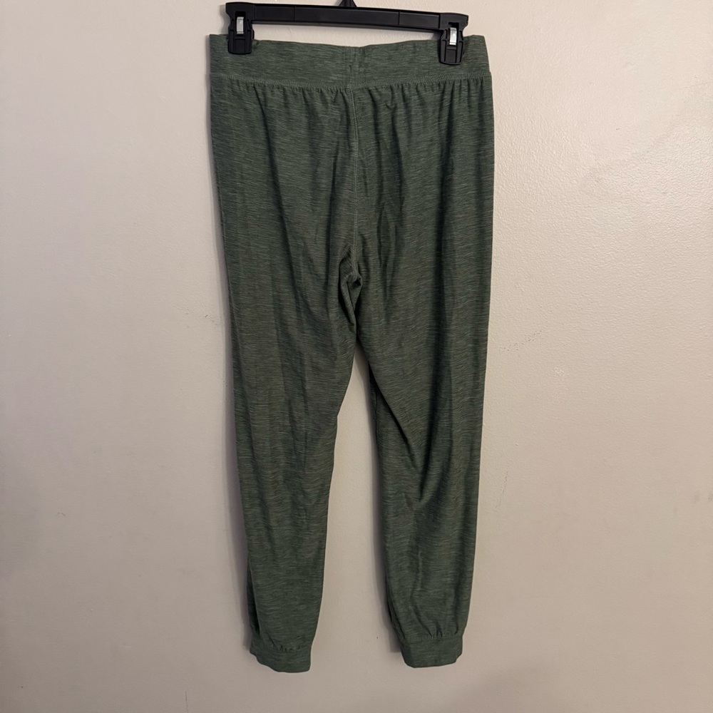 Women's Skechers Go Walk lightweight soft brushed joggers olive green pockets - Picture 9 of 13